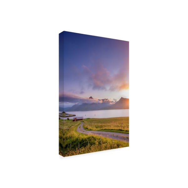 Dan Ballard 'Village Sunset' Canvas Art,22x32